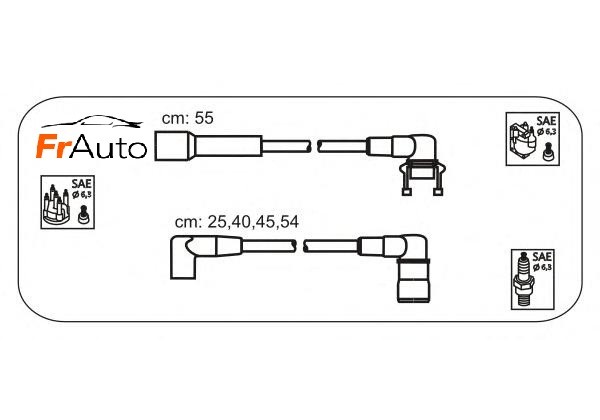 Комплект проводів запалювання Renault 21 (1.7)*
